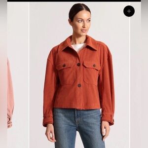 Avec Les Filles Rust orange Corduroy Jacket size M